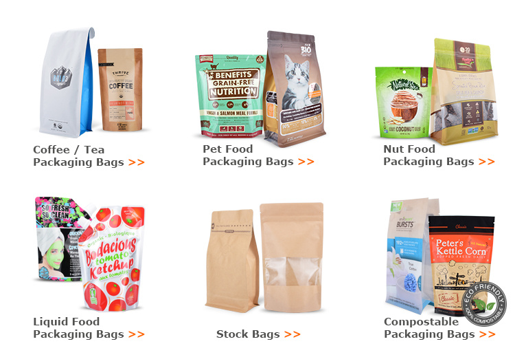 custom printed packaging bags